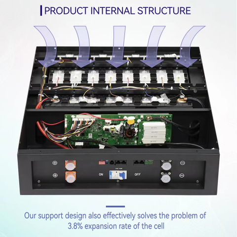Powerwall 5kwh 10kwh家用储能电池太阳能储能48V锂离子100ah 150ah 200ah LiFePO4电池组