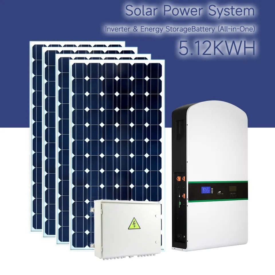 5kw 10kw 光伏逆变器锂电池 Powerwall 太阳能系统家用电力太阳能发电机住宅别墅