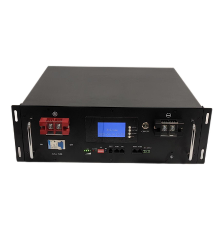 机架式住宅太阳能存储系统 - 48V 100ah 锂电池