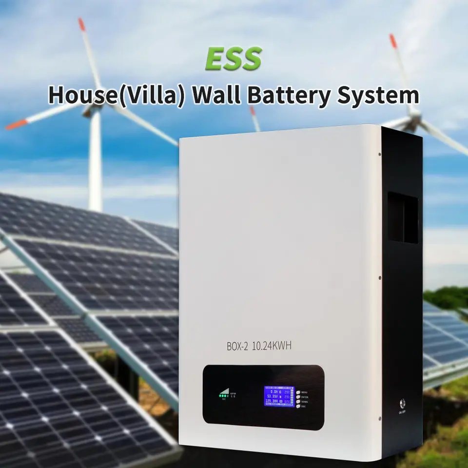 48V 50ah 100ah 200ah 300ah 400ah Ess 10kw 太阳能储能系统锂离子电池 48V LiFePO4 壁挂式电池组