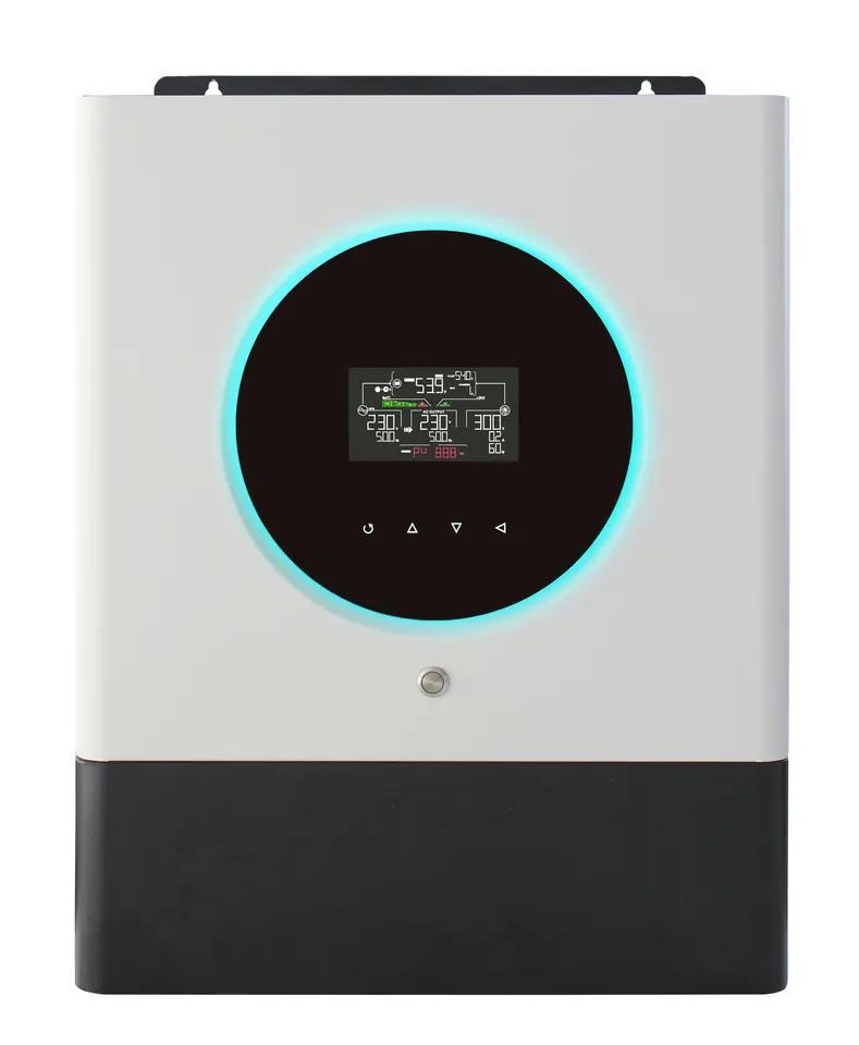 La 混合太阳能逆变器 8kw 11kw MPPT 120A 150A 离网 WiFi 内置 Pl 仓库发货欧盟供家庭使用