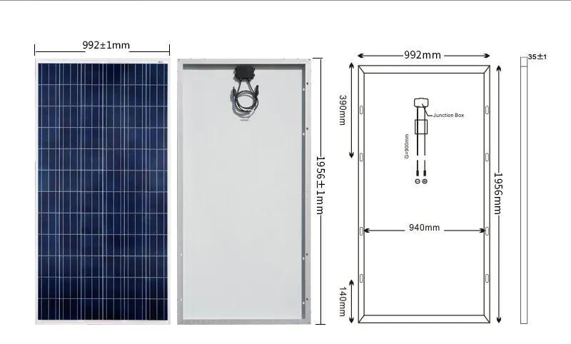 太阳能组件 储能电池 Polypower 330W 太阳能组件